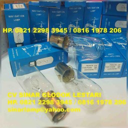 Lampu Kapal Navigasi Bayonet P28S 220V 65W